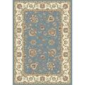 Dynamic Rugs Ancient Garden 3 ft. 11 in. x 5 ft. 7 in. 57365-5464 Rug - Light Blue/Ivory AN46573655464